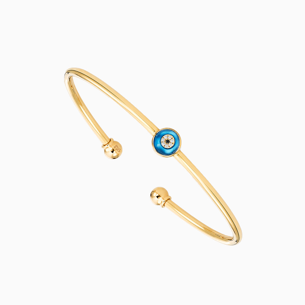 Against Evil Eye Open Spring Cuff Lorraine Schwartz Pop Up Store